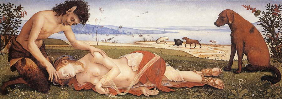 A Satyr Mourning over a Nymph